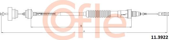 Cofle 11.3922 - Cavo comando, Comando frizione autozon.pro