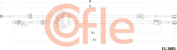 Cofle 11.3885 - Cavo comando, Cambio manuale autozon.pro