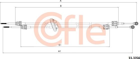 Cofle 92.11.3356 - Cavo comando, Cambio manuale autozon.pro