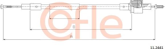 Cofle 11.2441 - Cavo comando, Comando frizione autozon.pro