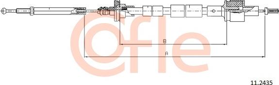 Cofle 11.2435 - Cavo comando, Comando frizione autozon.pro