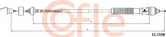 Cofle 11.2198 - Cavo comando, Comando frizione autozon.pro