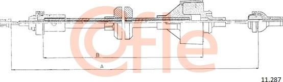 Cofle 11.287 - Cavo comando, Comando frizione autozon.pro