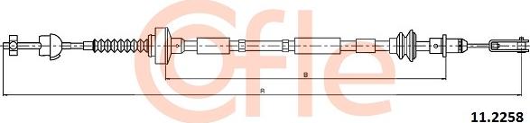 Cofle 11.2258 - Cavo comando, Comando frizione autozon.pro