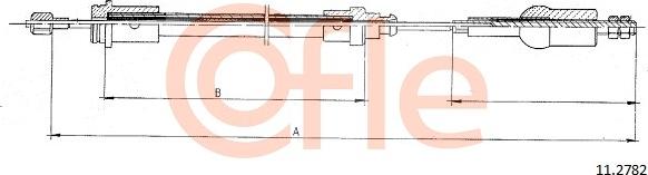 Cofle 11.2782 - Cavo comando, Comando frizione autozon.pro