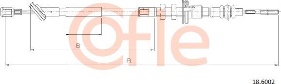 Cofle 18.6002 - Cavo comando, Comando frizione autozon.pro