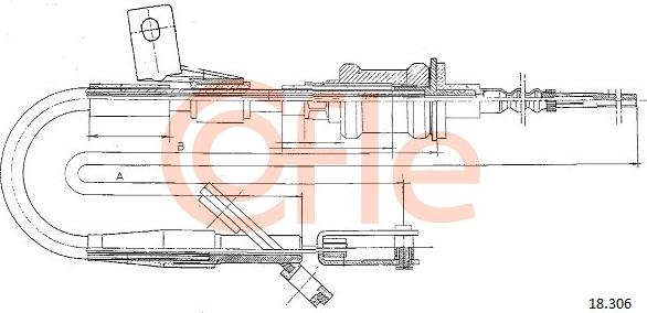 Cofle 92.18.306 - Cavo comando, Comando frizione autozon.pro