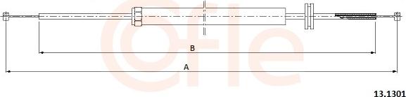 Cofle 13.1301 - Cavo comando cofano motore autozon.pro