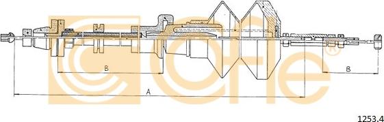 Cofle 1253.4 - Cavo acceleratore autozon.pro