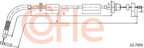 Cofle 12.7305 - Cavo acceleratore autozon.pro