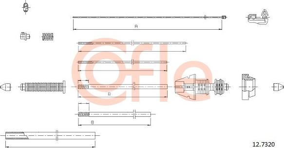 Cofle 12.7320 - Cavo acceleratore autozon.pro