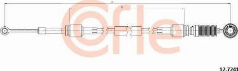 Cofle 12.7241 - Cavo comando, Cambio manuale autozon.pro