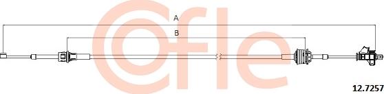 Cofle 12.7257 - Cavo comando, Cambio manuale autozon.pro