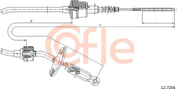 Cofle 12.7204 - Cavo comando, Comando frizione autozon.pro