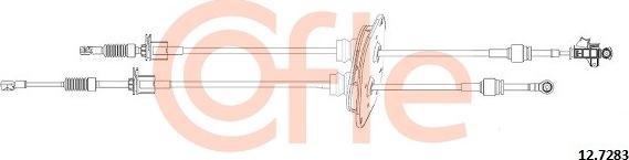 Cofle 12.7283 - Cavo comando, Cambio manuale autozon.pro