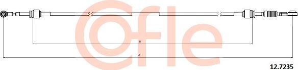 Cofle 12.7235 - Cavo comando, Cambio manuale autozon.pro