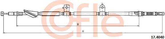 Cofle 17.4040 - Cavo comando, Freno stazionamento autozon.pro