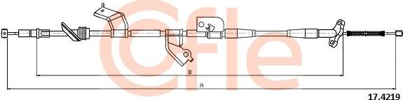 Cofle 17.4219 - Cavo comando, Freno stazionamento autozon.pro