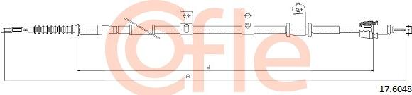 Cofle 17.6048 - Cavo comando, Freno stazionamento autozon.pro