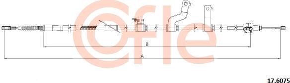 Cofle 17.6075 - Cavo comando, Freno stazionamento autozon.pro