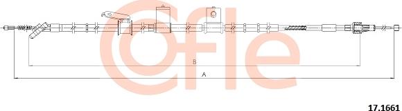 Cofle 92.17.1661 - Cavo comando, Freno stazionamento autozon.pro