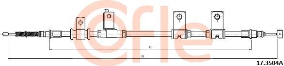 Cofle 17.3504A - Cavo comando, Freno stazionamento autozon.pro