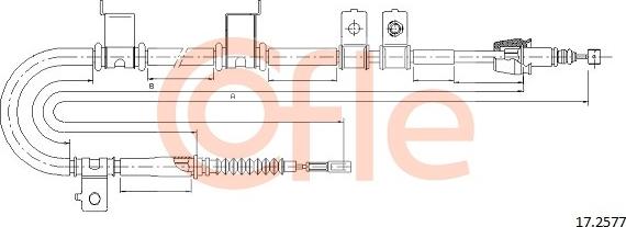 Cofle 17.2577 - Cavo comando, Freno stazionamento autozon.pro