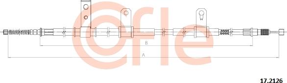Cofle 17.2126 - Cavo comando, Freno stazionamento autozon.pro