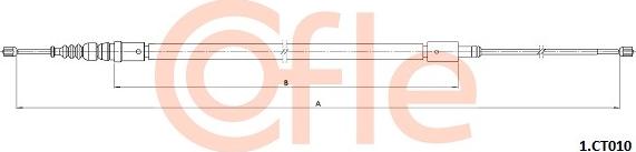 Cofle 1.CT010 - Cavo comando, Freno stazionamento autozon.pro