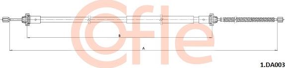 Cofle 1.DA003 - Cavo comando, Freno stazionamento autozon.pro