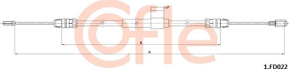 Cofle 1.FD022 - Cavo comando, Freno stazionamento autozon.pro