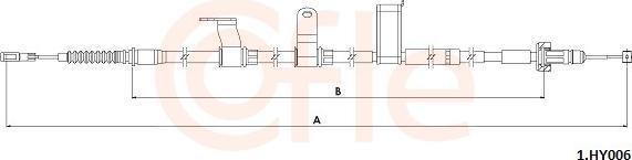 Cofle 1.HY006 - Cavo comando, Freno stazionamento autozon.pro