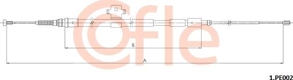 Cofle 1.PE002 - Cavo comando, Freno stazionamento autozon.pro