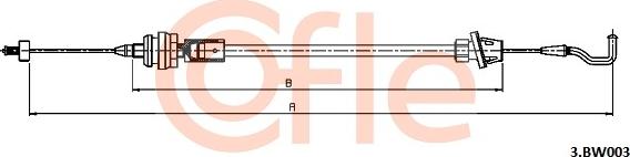 Cofle 92.3.BW003 - Cavo acceleratore autozon.pro