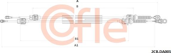 Cofle 92.2CB.DA001 - Cavo comando, Cambio manuale autozon.pro