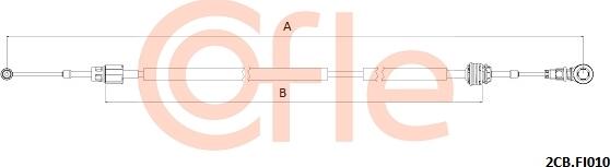 Cofle 2CB.FI010 - Cavo comando, Cambio manuale autozon.pro