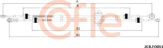 Cofle 2CB.FO013 - Cavo comando, Cambio manuale autozon.pro