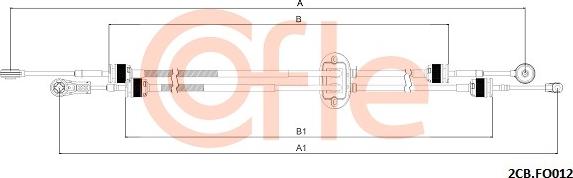 Cofle 2CB.FO012 - Cavo comando, Cambio manuale autozon.pro