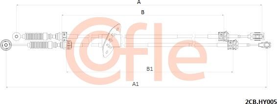 Cofle 2CB.HY005 - Cavo comando, Cambio manuale autozon.pro