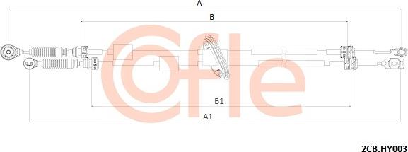 Cofle 2CB.HY003 - Cavo comando, Cambio manuale autozon.pro