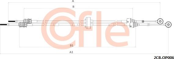 Cofle 92.2CB.OP006 - Cavo comando, Cambio manuale autozon.pro