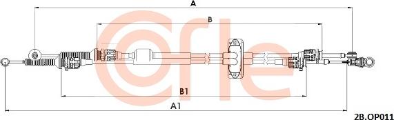 Cofle 2CB.OP011 - Cavo comando, Cambio manuale autozon.pro