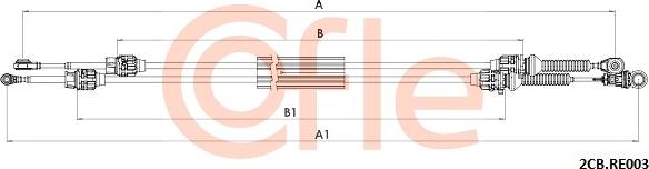 Cofle 2CB.RE003 - Cavo comando, Cambio manuale autozon.pro