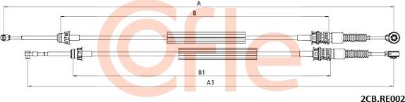 Cofle 2CB.RE002 - Cavo comando, Cambio manuale autozon.pro