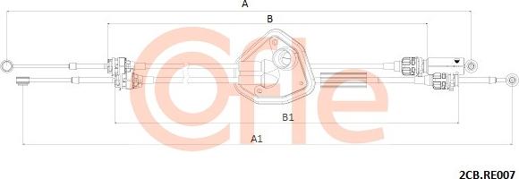 Cofle 2CB.RE007 - Cavo comando, Cambio manuale autozon.pro