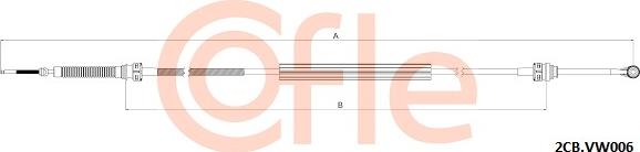 Cofle 2CB.VK006 - Cavo comando, Cambio manuale autozon.pro