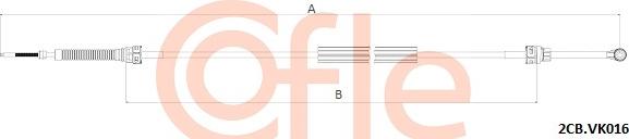 Cofle 92.2CB.VK016 - Cavo comando, Cambio manuale autozon.pro