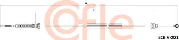 Cofle 2CB.VK021 - Cavo comando, Cambio manuale autozon.pro