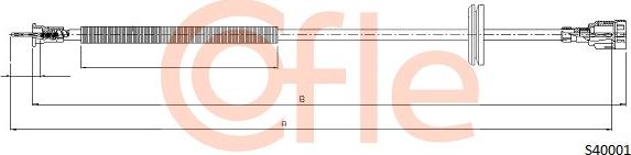 Cofle S40001 - Alberino flessibile tachimetro autozon.pro