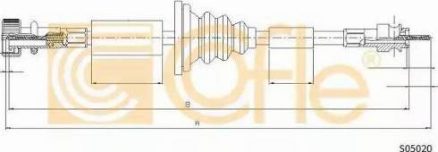 Cofle S05020 - Alberino flessibile tachimetro autozon.pro